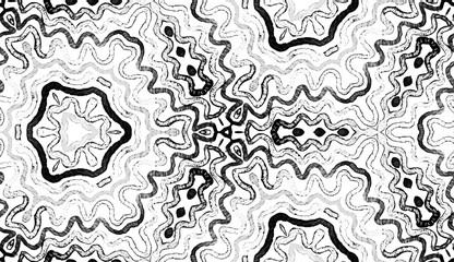 Dark black and white Geometric Watercolor. Decent 