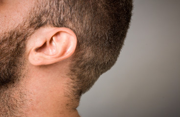 Obraz premium close-up shot of human ear 