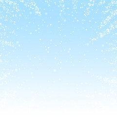 Magic stars Christmas background. Subtle flying sn