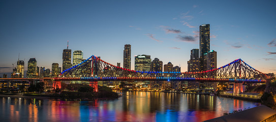 Brisbane Story Bridge panorama © Alex Zubko