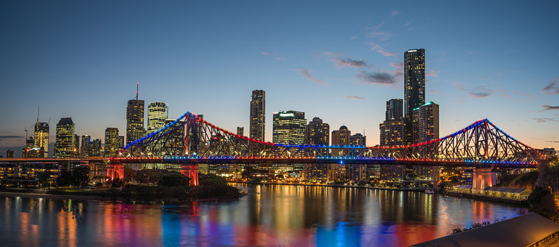 Brisbane Story Bridge panorama