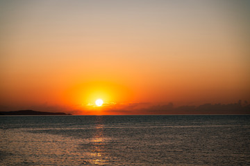 Sunrise over sea