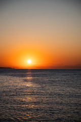 Sunrise over sea