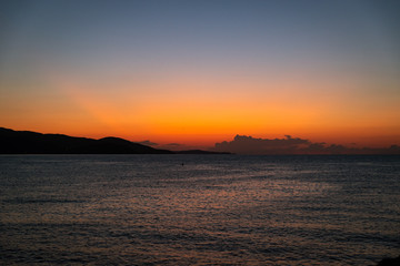 Sunrise over sea