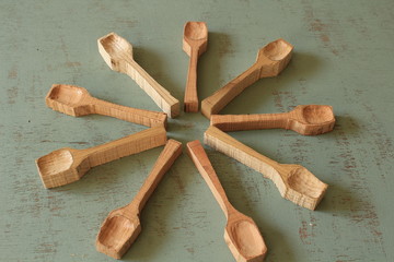 木のスプーン作り