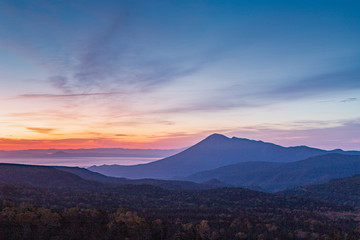 Obraz premium Towada Hachimantai National Park in early autumn