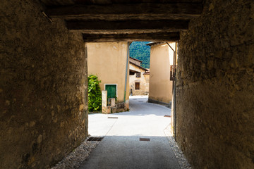 The village of Fratta in the Trevigiani hills