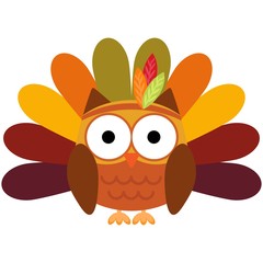 cute thanksgiving owl