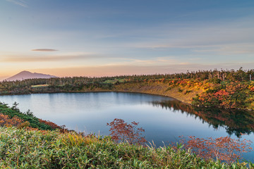 Towada Hachimantai National Park in early autumn