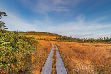 Towada Hachimantai National Park in early autumn