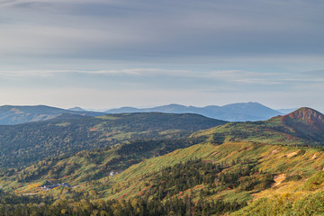 Towada Hachimantai National Park in early autumn