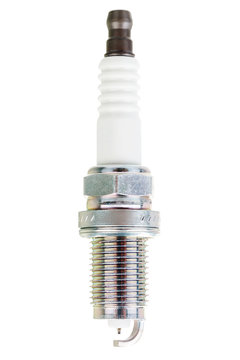 Iridium Spark Plug Isolated On White Background