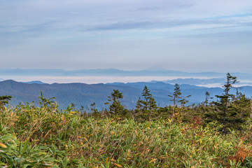 Towada Hachimantai National Park in early autumn