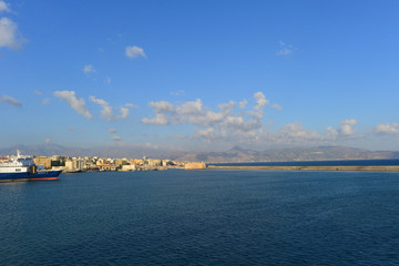 Fototapeta premium Fährhafen Heraklion, Kreta