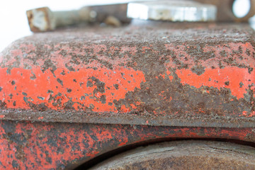  Rusting oil tank