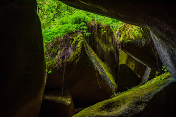 Incredible La Grotte du Diable. Huelgoat. Brittany. France