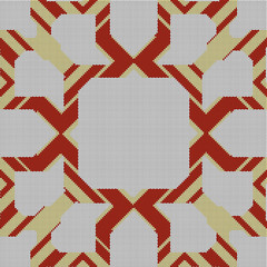 Cross stitch- abstract embroidery pattern