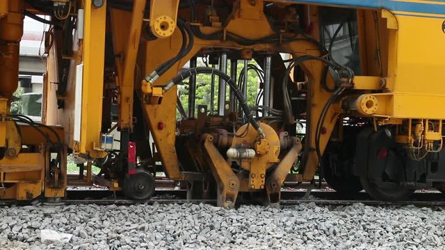Maintenance railway on working