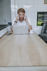 Man understanding he doing the work wrong
