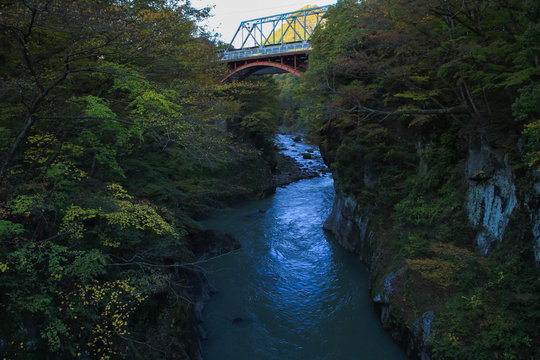 鉄橋と吾妻川