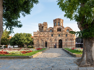 Fototapeta na wymiar St Pantokrator church in the old town of Nessebar, Bulgaria.