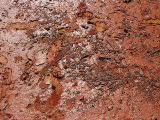 Texture craquelée sol au colorado provençal