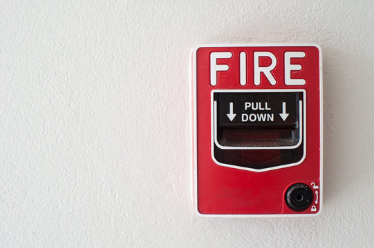 Emergency fire alarm .