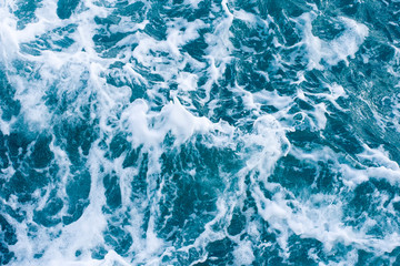 Abstract sea water background with foam