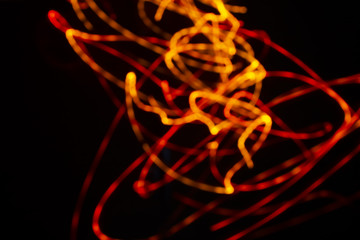 Abstract light painting