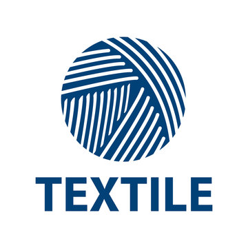 Vector Logo Of Textile Fabric And Sewing