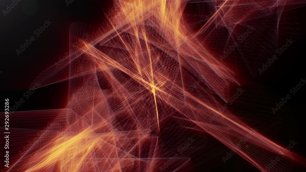 Poster 4k Footage Line Communication Swirl Wave Future Glowing Surface Cool Dynamic Technology Background. Loop Digital Data Flow Reality Futuristic Shape Animation.