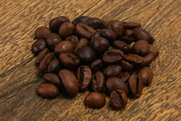 Roasted coffee beans for cooking