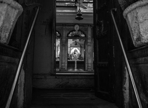 A temple of lord krishna at street of chandni chowk
