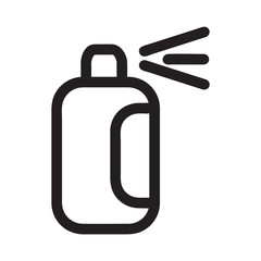 Spray vector icon, paint symbol. Simple, flat design for web or mobile app