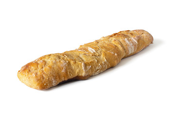 Homemade rustic baguette
