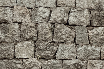 Hand-crafted stones.