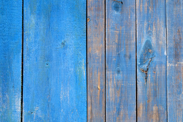 Fototapeta na wymiar Old painted wooden planks, rustic texture, background