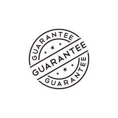 Guarantee stamp vector