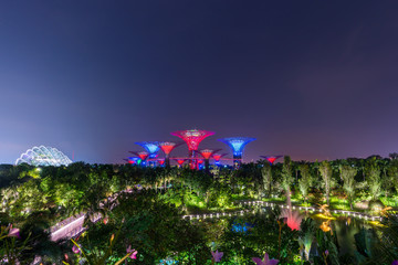 gardens by the bay star wars light show