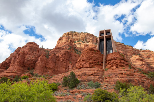 The Chapel of the Holy Cross is a Roman Catholic chapel built into the buttes of Sedona, Arizona, and is run by the Roman Catholic Diocese of Phoenix, as a part of St. John Vianney Parish in Sedona