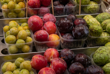 Obst im Frischemarkt von Barcelona