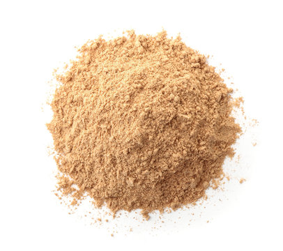 Top View Of Ground Dry Ginger Powder