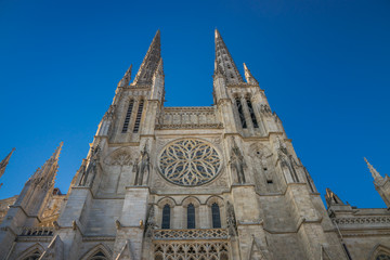 bordeaux cathedral, saint-andre, cathedral, bordeaux, pey berland, saint andrew, ancient, andre,...