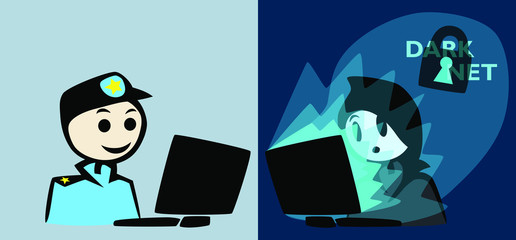 darknet_lock_hacker_policeman_computer_blue light__by jziprian
