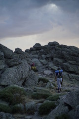 Camping in the mountains