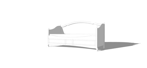 sketches of furniture and decor