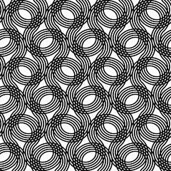 Design seamless monochrome decorative pattern