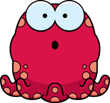 recommend clip art: Surprised Little Octopus