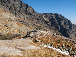  Valley of Five Spis Lakes. High Tatra Mountains, Slovakia.