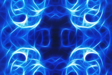 abstract blue motion curve beam background
